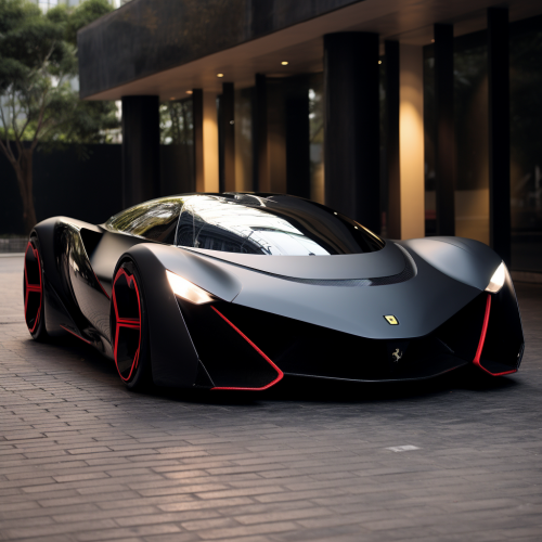 shiftedreality a black ferrari of the future. year 3230. 3da631ed-a23d-484e-92f0-9981d99b6b0d