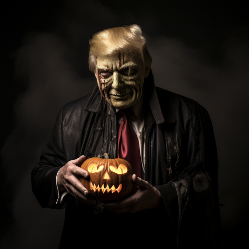 shiftedreality Donald Trump in a helloween costume b73a3ad7-3542-4997-84d4-fde306d3b967