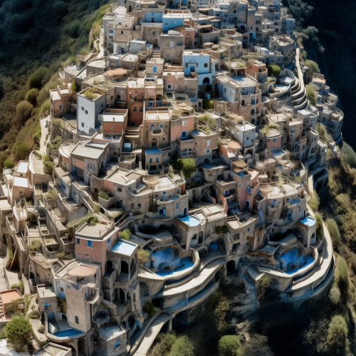 shiftedreality a beautiful ancient town clinging to a hillside  5e4c1c13-b65a-4aaa-8510-b9b2af48fea7