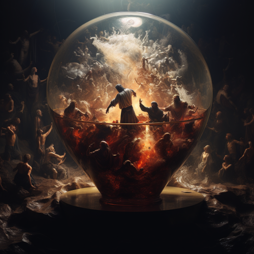 shiftedreality a photography of a fishbowl filled with the exal 89601090-0250-4b92-a905-e0d33ef86f0b