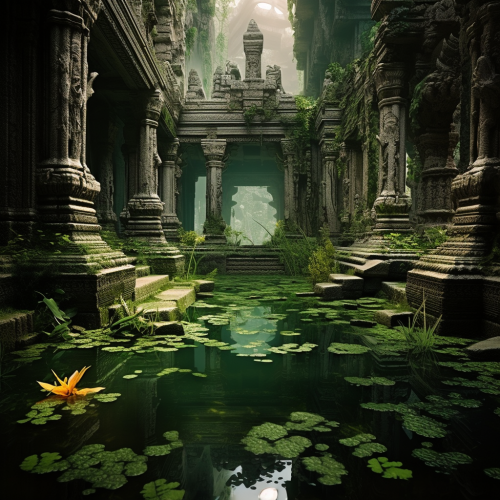 shiftedreality a picture of an old ruined ruins and lilly lilie 23799e9d-2bfa-4f0b-b6f6-7cacbff14a59