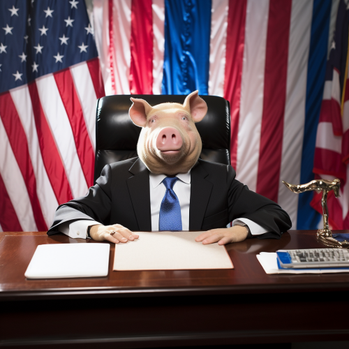 shiftedreality a pig as president of the united States. Oval Of 22405bd6-d02a-45fc-9f30-b3c51abc30ef