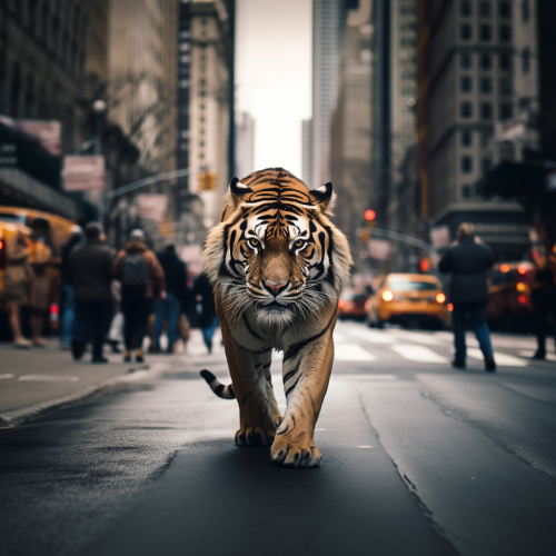 shiftedreality a tiger in the streets of new york a17cd383-69fb-4bf6-9584-88effbc9bebc