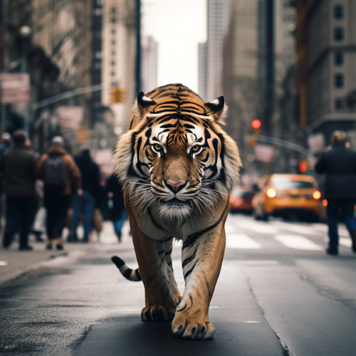 shiftedreality a tiger in the streets of new york a1f7b305-bcfe-49af-92a7-bc88a6675cd3