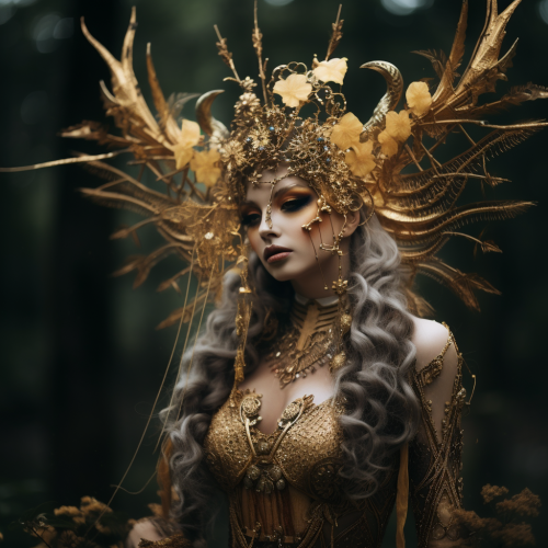 shiftedreality an angel with antlers in her hair and jewelry in 40c471c1-dd1d-44b6-b502-3e87ccff5119