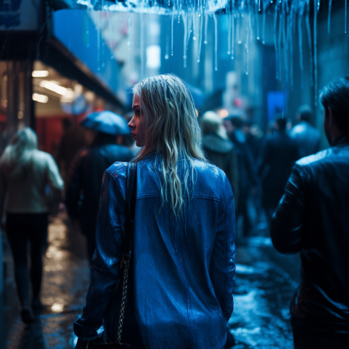 shiftedreality dripping painting of a woman in the streets of  5a92f3a3-4da7-4692-b129-01f75286fa7c (1)