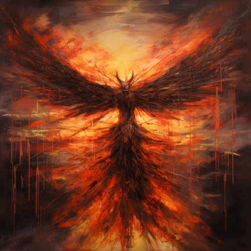 shiftedreality fire angel a in the style of powerful symbolism  b6799d43-bde1-43b1-b4db-364357fe5608