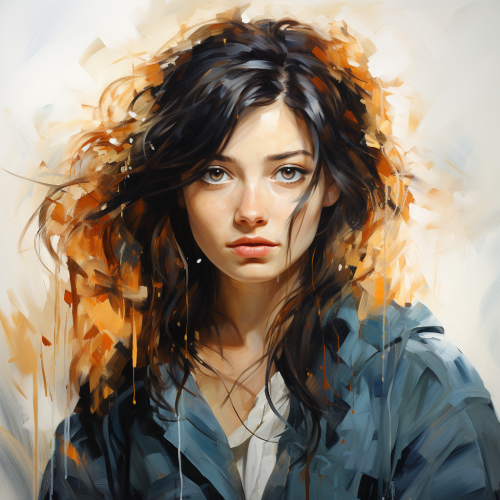 shiftedreality impressionist sad woman portrait f9c66576-bd99-424b-9d32-2bb5f4d13829