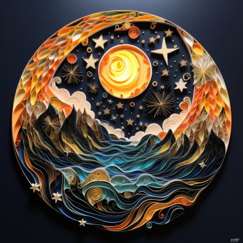 shiftedreality paper quilling of a star sky c626f324-d338-4f69-8cff-aa7acbfea3bf