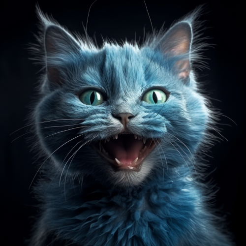 shiftedreality photo a smiling blue cat. Ultra realistic Detail 931b6350-9bcf-4f13-8a59-b3c74065ac09 (1)