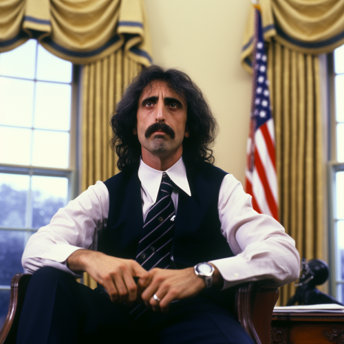 shiftedreality photo of Frank zappa as president of the united  1e8998a1-c933-4797-923c-8b8f904ce41c