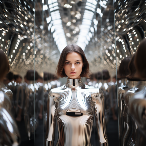 shiftedreality photo of a beautiful young woman in a hall of mi 9a660ff3-2b46-4854-b943-00d9f6dd2122 (1)