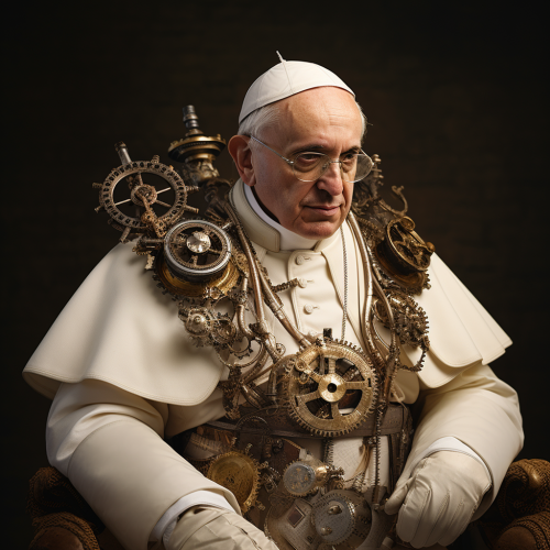 shiftedreality pope francis in steampunk outfit 2c4661bf-aa88-4540-ad65-4afbf605b26c