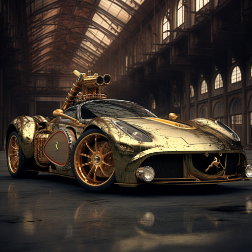 shiftedreality steam punk Ferrari 0cc7f20e-8faa-4562-9a75-95bcdf564d98