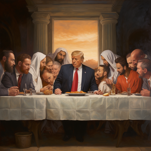 shiftedreality the last supper oil painting Donald trump instea dd054ea3-952a-47f7-b224-3d51dd389140