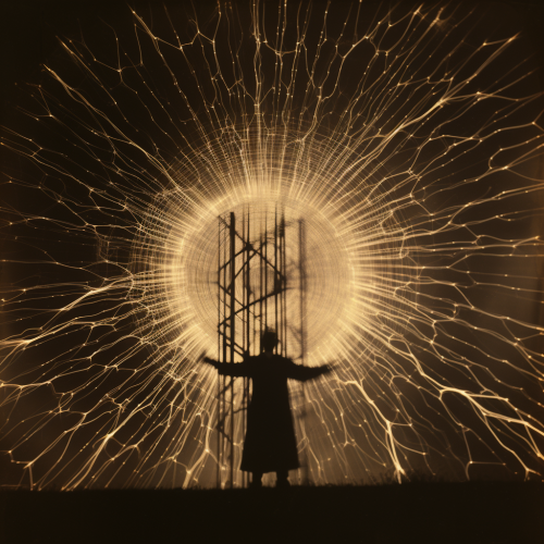 shiftedreality the silhouette of a man standing behind a rotati 575d6e5b-e394-41cc-99c8-676edf406aeb