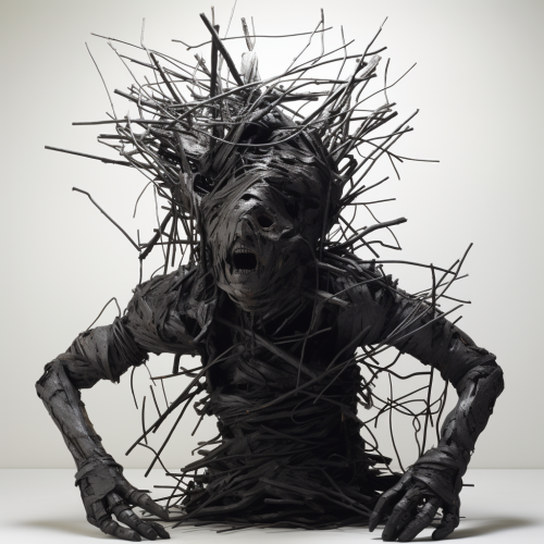 shiftedreality the steel sculpture is made out of a fangled wir f220be29-338d-406c-bf34-8cad46b664f8