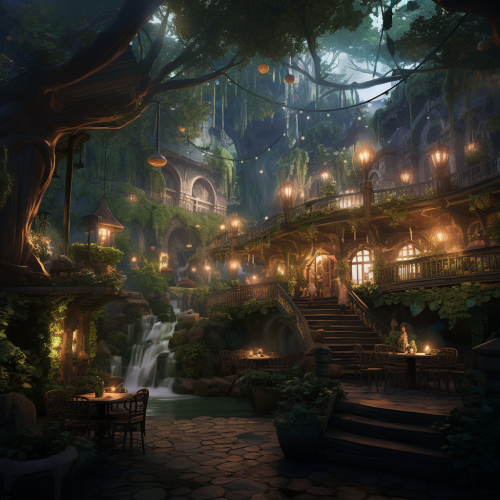 shiftedreality the woodlands cafe in a fantasy setting in the s 08b558df-96e4-4297-ad6d-98f63594b928