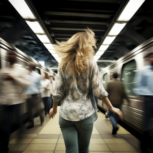 shiftedreality time lapse photography of a group of people on a 14ad33ca-4b61-45cb-8319-2de469345ff6
