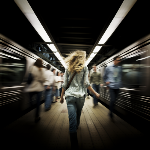 shiftedreality time lapse photography of a group of people on a 6b5b9b9a-eeb4-4cba-9378-8bb599fc914b