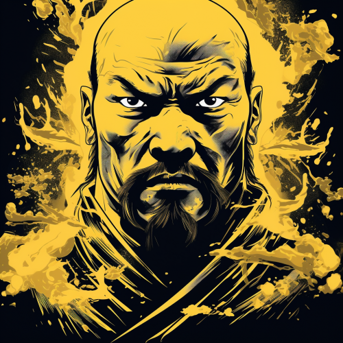 shiftedreality u manchu the film poster in the style of dark na 2cb2bb24-64b6-4c78-ac4d-cd3b2d9ea3e9